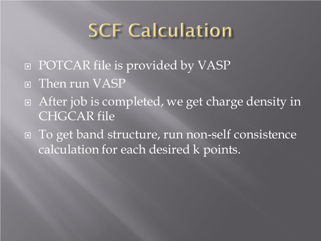 Dft calculation by vasp