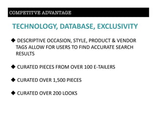 $@E<TXRVRbKL$YW@WCWBEL$Ef<VUB0g0@K$
! %HcC.G1DK1fc%d..ZC1d`O%CK!ecO%DGdH4.K%F%fc`HdG%
KZgC%ZeedI%JdG%4CcGC%Kd%J1`H%Z..4GZKc%CcZG.X%
GcC4eKC%
! %.4GZKcH%D1c.cC%JGdb%dfcG%M<<%caKZ1ecGC%
! %.4GZKcH%dfcG%MOT<<%D1c.cC%
! %.4GZKcH%dfcG%;<<%eddjC%
COMPETITVE ADVANTAGE
 