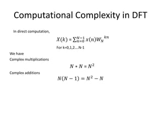 Dft,fft,windowing | PPT