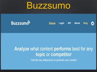 Buzzsumo
 