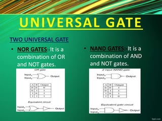 digital logic gates | PPTX