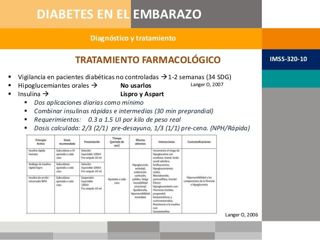 GPC IMSS-320-10 Diabetes en el Embarazo