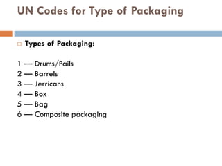 Dangerous Goods Training- awareness | PDF