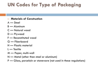 Dangerous Goods Training- awareness | PDF