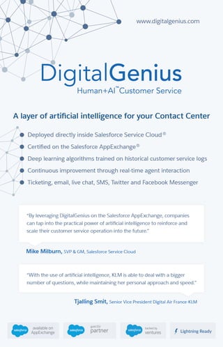 DigitalGenius - Human+AI for Customer Service