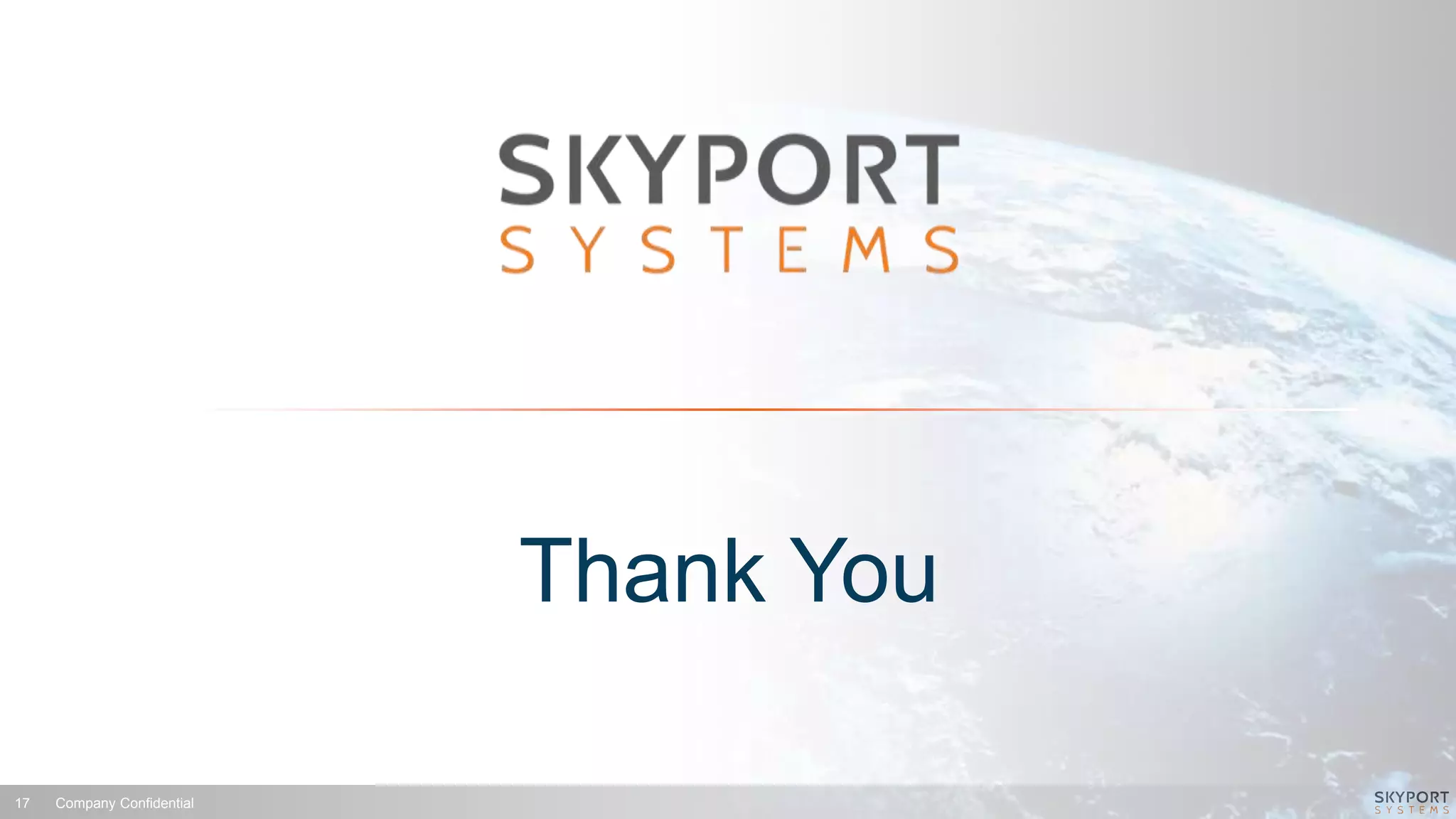 Company Confidential17
Thank You
 