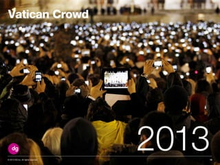 201310© 2013 DG Inc. All rights reserved.
Vatican Crowd
 