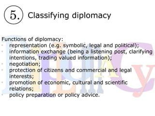 Defining Diplomacy DG17 Diplomacy and Foreign Policy | PPT