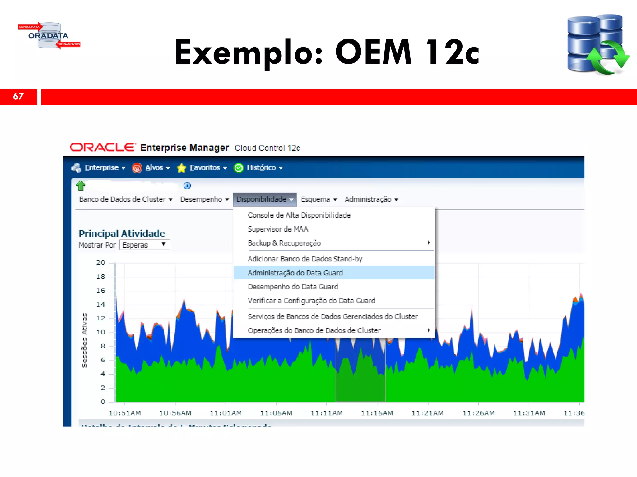 Exemplo: OEM 12c
67
 