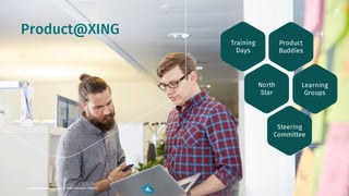 nextMedia.Lecture Arbeiten 4.0 - Robert Neuhann - XING AG
30
Product@XING
Product
Buddies
Training
Days
Steering
Committee
North
Star
Learning
Groups
 