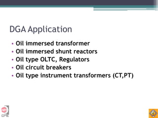 dga analysis presentation in transformer maintenance | PDF