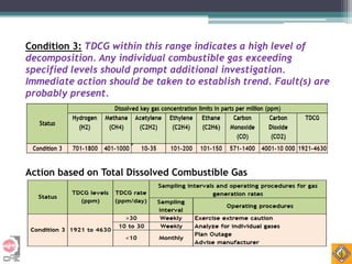 dga analysis presentation in transformer maintenance | PDF