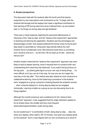 Learning Technology Research Project | PDF