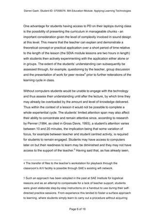 Learning Technology Research Project | PDF