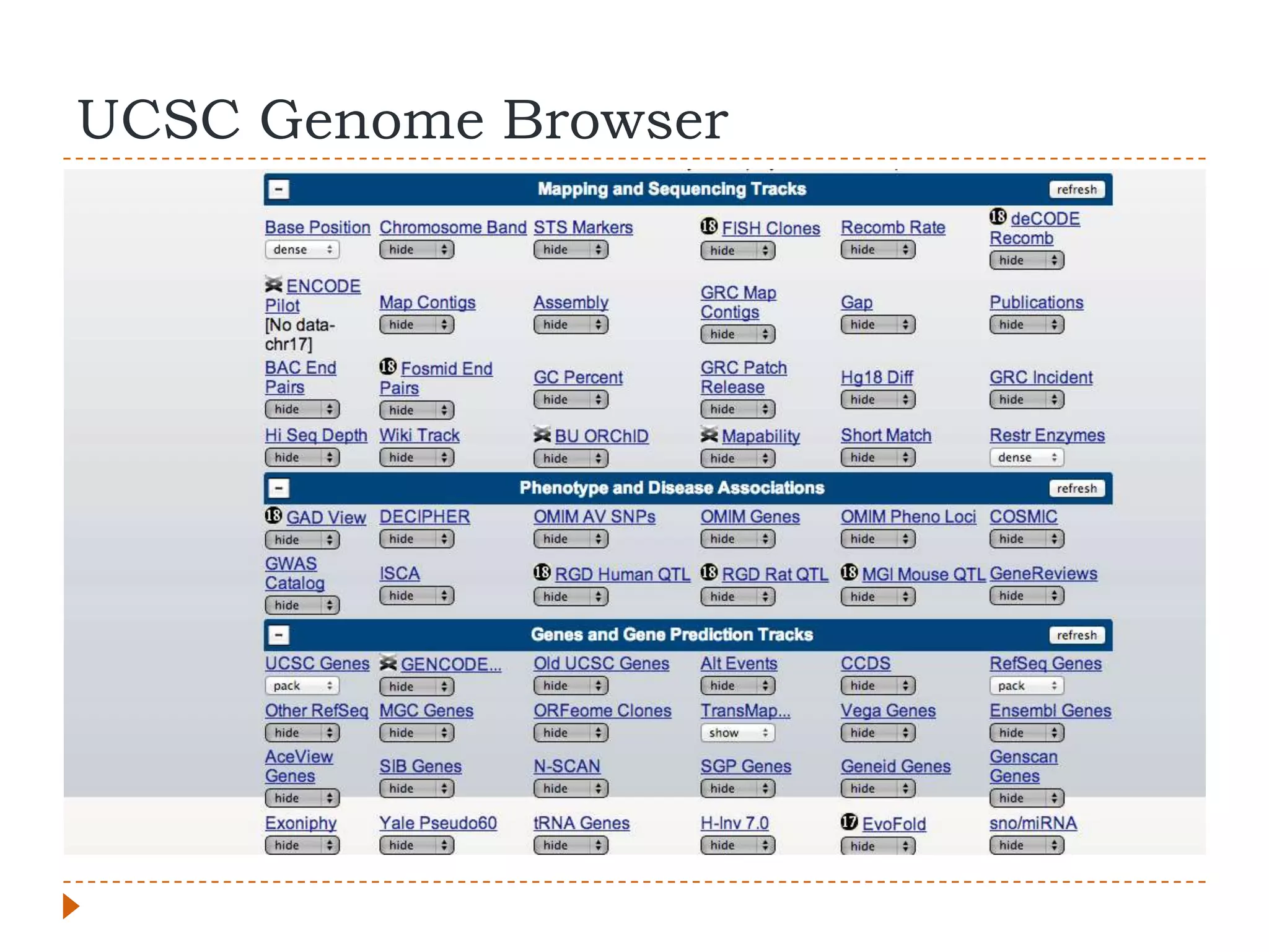 UCSC Genome Browser
 