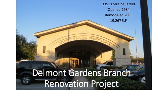 Delmont Gardens Branch Renovation Project 2 delmont gardens branch renovation project 1 638