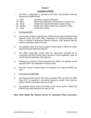 Dgca rpas guidance revised manual 2020 | PDF