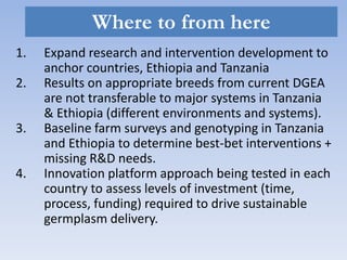 Overview of the Dairy Genetics East Africa (DGEA) project