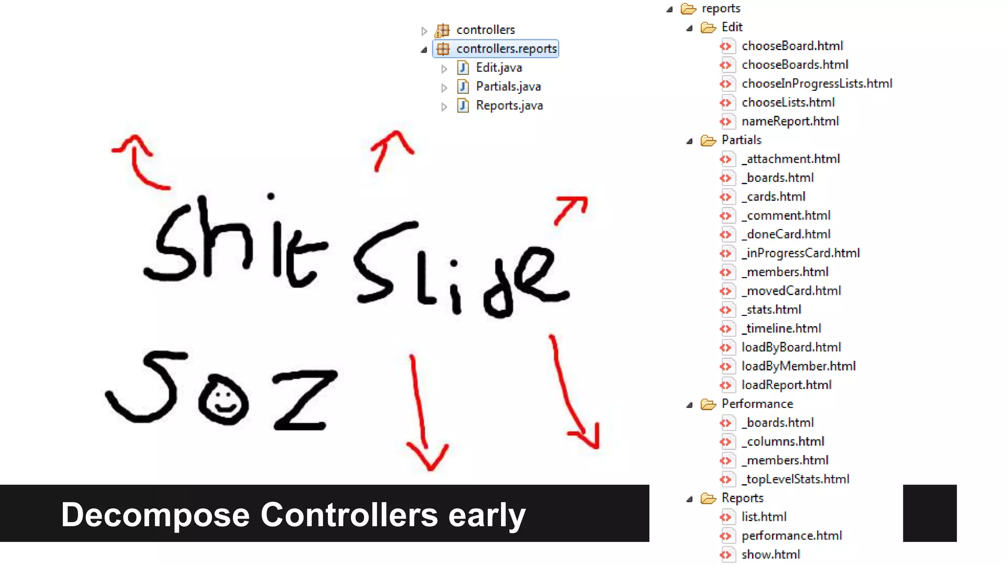 Decompose Controllers early
 