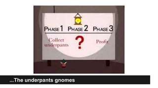 ...The underpants gnomes
 