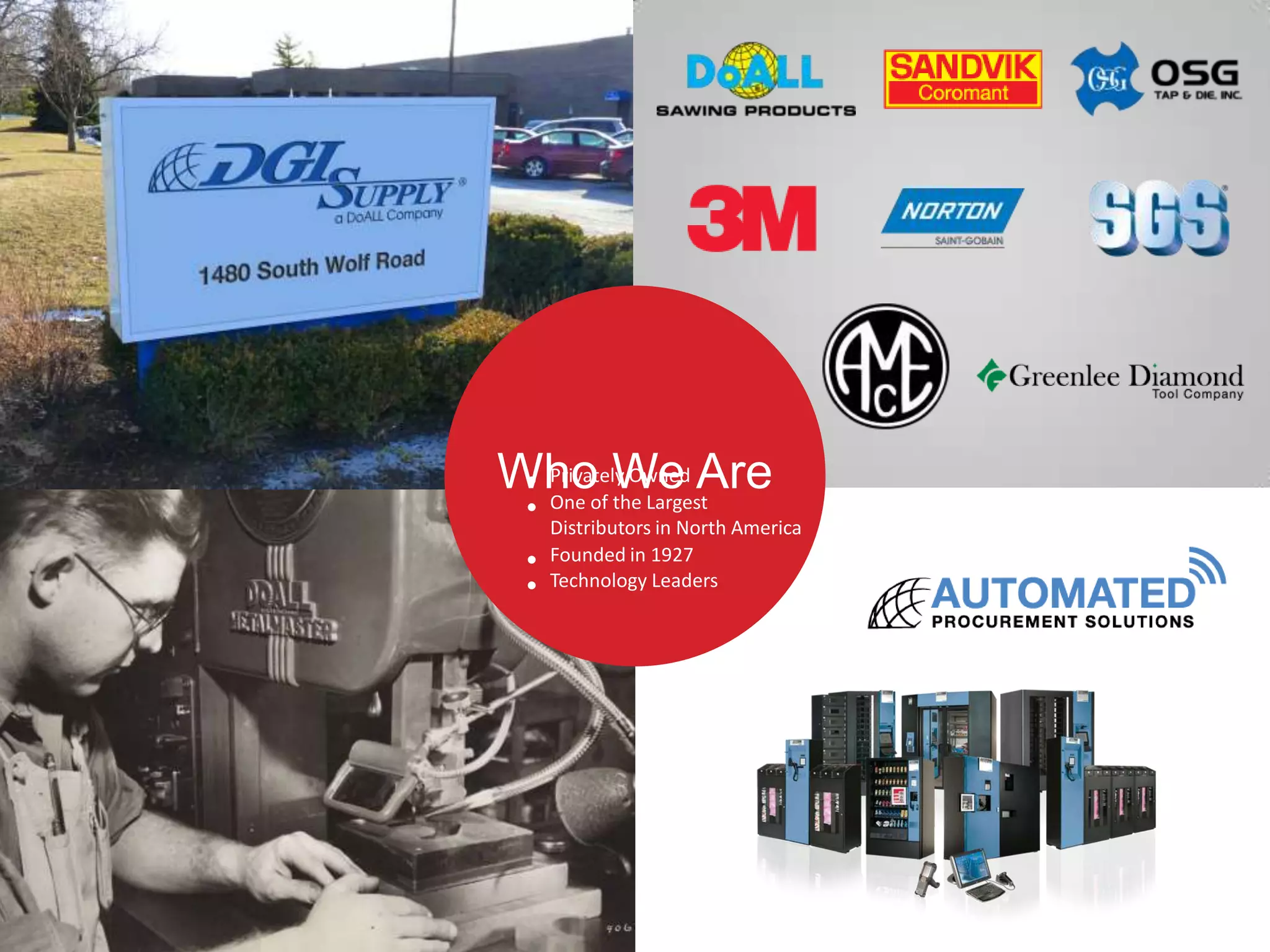 Whoof We Are
 • Privately Owned
 • One the Largest
     Distributors in North America
 •   Founded in 1927
 •   Technology Leaders
 