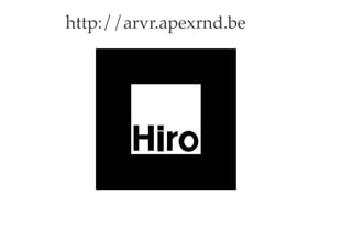 http://arvr.apexrnd.be
 