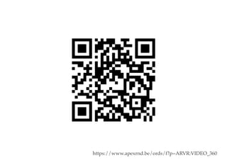 https://www.apexrnd.be/ords/f?p=ARVR:VIDEO_360
 