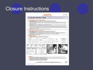 Closure Instructions 