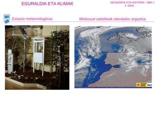 Estazio meteorologikoa Meteosat  sateliteak ateratako argazkia 