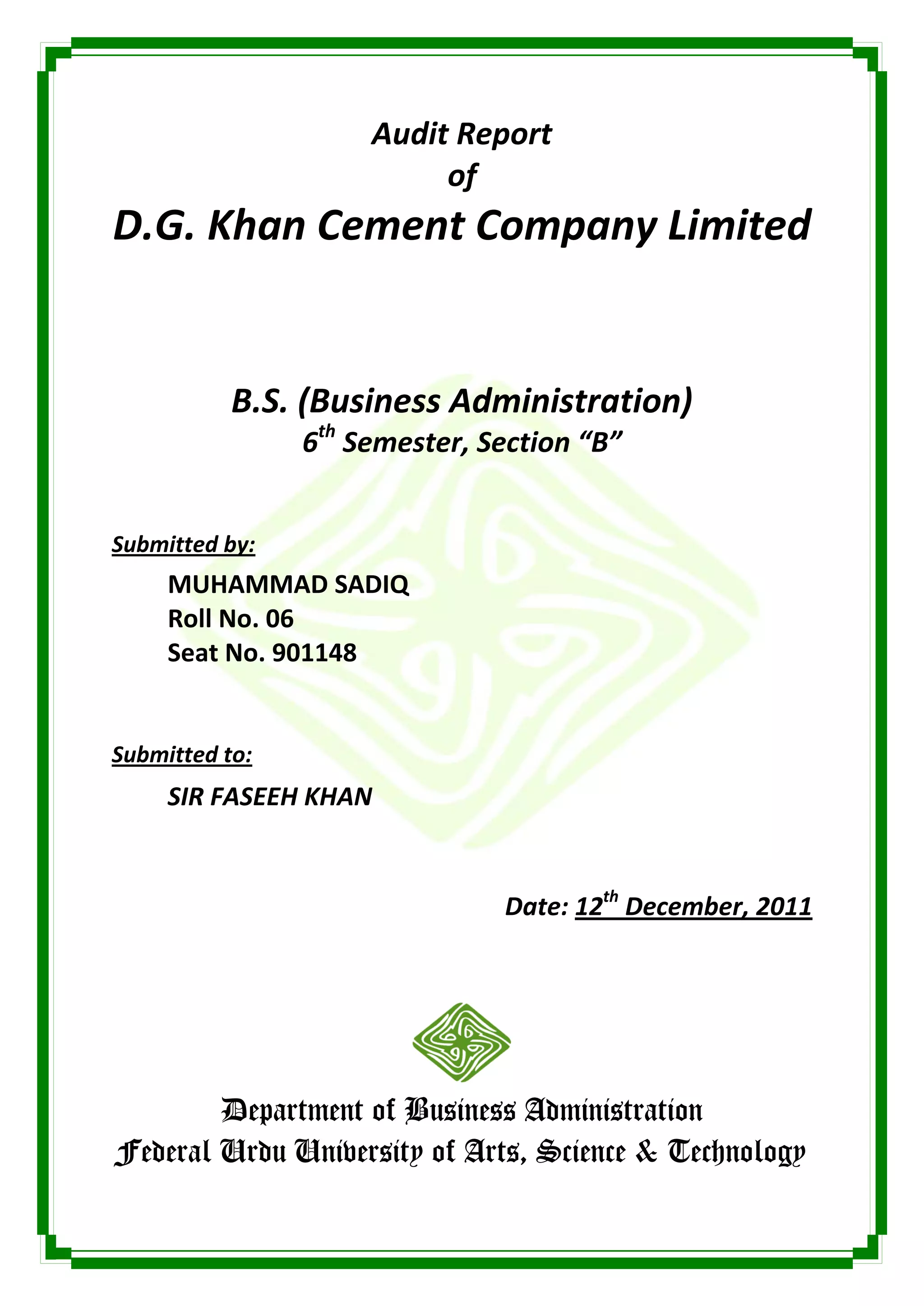 Dg khan | PDF