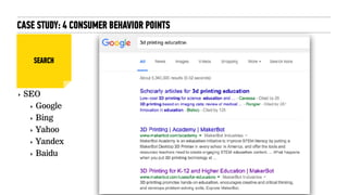 BROADCASTSEARCH
CASE STUDY: 4 CONSUMER BEHAVIOR POINTS
‣ SEO
‣ Google
‣ Bing
‣ Yahoo
‣ Yandex
‣ Baidu
 