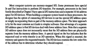 • The first possibility is to have the processor hardware ignore the interrupt
request line until the execution of the fir...