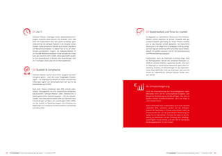 33
 
32
01 24 / 7
Software-Roboter unterliegen keinen Arbeitszeitbeschrän-
kungen, brauchen keine Pausen und ermüden nicht. Dies
kann sich insbesondere dann sehr positiv auswirken, wenn
Unternehmen die Software-Roboter in der Variante »Unat-
tended« (vollautomatischer Betrieb ohne direkte Interaktion
mit Menschen) einsetzen. In diesem Fall ist es für Unter-
nehmen grundsätzlich möglich, die Software-Roboter im
24-Stunden-Betrieb einzusetzen. In der betrieblichen Praxis
kann das natürlich nicht in jedem Fall ausgeschöpft werden.
So sind beispielsweise in Banken viele Anwendungen nicht
24 / 7 verfügbar, etwa aufgrund von Wartungsfenster.
02 Qualität  Compliance
Software-Roboter machen keine Fehler. Sie gehen bei jedem
Fall genau gleich – nach den zuvor festgelegten Prozess­
regeln – vor. Regelbasierte Abläufe mit hohen menschlichen
Fehlerraten eignen sich dementsprechend sehr gut für die
Automatisierung mit RPA.
Auch beim Thema Compliance kann RPA sinnvoll unter-
stützen. Vorausgesetzt sie sind entsprechend konfiguriert,
dokumentieren Software-Roboter jeden Arbeitsschritt in
jedem gewünschten Detailierungsgrad – und das vollauto-
matisch. Das Unternehmen behält stets den Überblick, kann
Entscheidungen auf Basis von zuverlässigen Daten treffen
und die Qualität im Reporting steigern. Die Einhaltung von
Regelungen zur Compliance ist damit einfacher nachweisbar
und überprüfbar.
03 Skalierbarkeit und Time-to-market
Im Gegensatz zu menschlichen Ressourcen sind Software-
Roboter schnell skalierbar. So können Dutzende oder gar
Hunderte Roboter gleichzeitig an einem Prozess arbeiten
und so das Volumen schnell abarbeiten. Da menschliche
Ressourcen in der Regel nicht in beliebigem Umfang verfüg-
bar sind, liegt der Vorteil von RPA hier auf der Hand: Arbeits-
abläufe mit großem Volumen sind für die Automatisierung
mit RPA besonders gut geeignet.
Insbesondere, wenn die Arbeitslast kurzfristig steigt, etwa
bei Auftragsspitzen, können den einzelnen Prozessen zu-
sätzliche Software-Roboter zugewiesen werden. Dies kann
im Gegensatz zu menschlichen Ressourcen ganz ohne Ein-
arbeitung, Training und Aufwendungen für das organisato-
rische Setup stattfinden. Sinkt die Arbeitslast, kann auch die
Anzahl der zugewiesenen Software-Roboter wieder redu-
ziert werden.
04 Umsatzsteigerung
Durch die Automatisierung von Routinetätigkeiten haben
Mitarbeiter mehr Zeit für wertschöpfende Aufgaben, zum
Beispiel der Bearbeitung von Kundenanfragen. Dies kann zu
deutlich höherer Kundenzufriedenheit und in der Folge zu
mehr Umsatz führen.
Dieses Nutzenfeld kann insbesondere auch in der ­Variante
»Attended RPA« adressiert werden, bei der Software-­
Roboter den Mitarbeiter in Echtzeit unterstützen, indem sie
Prozessschritte wie z. B. die automatische Berechnung von
Tarifen für ihn übernehmen. Primäres Ziel dabei ist die Ent-
lastung der Mitarbeiter und die Erhöhung ihrer Arbeitsge-
schwindigkeit. Somit entsteht z. B. mehr Zeit für individuelle
Beratungsgespräche mit dem Kunden.
IT’s automated | Chancen der Automatisierung nutzen – 12 Gründe für RPA IT’s automated | Chancen der Automatisierung nutzen – 12 Gründe für RPA
 