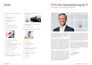 5
03	Editorial: Digitalisierung ver­antwortlich gestalten
04	 Inhalt
05	Fit für die Industrialisierung der IT
Andreas Baresel
06	 DATAGROUP – Maschinenraum
der Digitalisierung
08	 CORBOX
10	 IT-Transformation und IT-Solutions
11	 One DATAGROUP – in ganz Deutschland
14	 Was ist RPA?
16	Wie genau arbeitet ein Software-Roboter?
17	 Wie funktioniert RPA?
18	An der Schnittstelle zwischen Mensch und Maschine
Interview mit Prof. Dr. Nils Herda
20	 Warum CORBOX Robots-as-a-Service?
21	Welche Prozesse sind geeignet?
22	 Zwei Arten von RPA
23	Typische Anwendungsfälle
24	Attended RPA für 1.400 Agenten im Kundenservice
	 Interview mit Peter Gißmann
26	Eine kurze Geschichte der künstlichen Intelligenz
Sara Gebhardt
28	Die nächste industrielle Revolution ist schon im Gange.
Dr. Manuela Lenzen
29	 Referenz Deutsche Telekom
30	Chancen der Automatisierung nutzen – 12 Gründe
für RPA
37	 Referenz Innogy
38	Ein Zugewinn an Freiheit
Interview mit Julia Antkowiak
41	 Referenz BBBank
42	Was macht eigentlich ein RPA-Developer?
Interview mit Sabine Reusing
44	 Schulungskatalog
48	 Wie sieht die Zukunft von RPA aus?
	 Christian Sauter
52	 RPA-Software
55	Impressum
4 IT’s automated | Inhalt IT’s automated | Fit für die Industrialisierung der IT
Fit für die Industrialisierung der IT
In Zeiten der Digitalisierung und in einem herausfordernden
Marktumfeld gilt es, die nötigen Voraussetzungen zu schaf-
fen, um dem stetigen Wandel erfolgreich zu begegnen. Eine
Grundvoraussetzung ist die weitere Industrialisierung der IT
und eine gesteigerte Automatisierung.
Genau hier unterstützen wir als Partner auf Augenhöhe
­unsere Kunden. Denn entscheidend für eine erfolgreiche
­Digitalisierung ist eine an die Industrie angelehnte IT: effi-
zient, standardisiert und qualitätsgesichert. Prozesse und
­Systeme müssen perfekt aufeinander abgestimmt und
nahtlos integrierbar sein. Genau das bietet unsere CORBOX
Suite, mit der wir die komplette Unternehmens-IT abdecken.
Durch den modularen Aufbau, dank dem Unternehmen die
für sie entscheidenden Services auswählen und kombinieren
­können, bieten wir maximale Flexibilität. Alles unter dem Ziel,
IT für Kunden einfach zu gestalten: IT’s that simple.
Mit Robots-as-a-Service (RaaS) ergänzen wir unsere
CORBOX um die Automatisierungskomponente. Mit dem
neuen Service ­können Kunden »einfach« die ­Potenziale
von Robotic ­Process Automation (RPA) für ihr Geschäft
ausschöpfen. Mit der Automatisierung von regelbasierten,
­hochvolumigen Prozessen durch sogenannte Software-­
Roboter können Unternehmen nicht nur ihre Effizienz weiter
steigern, ­sondern auch neue Potenziale für die ­Digitalisierung
schaffen und ihren Mitarbeitern den Freiraum geben, sich auf
wertschöpfendere Aufgaben zu konzentrieren.
Warum as-a-Service? Auch hier steht für uns der Gedanke der
Einfachheit für unsere Kunden im Vordergrund. Wir überneh-
men in diesem Modell für sie Infrastruktur, Lizenzierung und
Bereitstellung mit der bekannten CORBOX-Servicequalität.
Kunden können so RPA flexibler und einfacher einsetzen, um
Prozesse zu automatisieren. Indem wir Machine-­Learning-
Komponenten einsetzen, entwickeln wir unsere Bots kunden-
individuell weiter und bieten zusätzlichen Mehrwert.
Was uns besonders wichtig ist: Die eingesetzte Technologie
dient immer den Menschen. Mitarbeiter werden mit RaaS von
eintönigen und zeitaufwendigen Routineaufgaben befreit,
da diese durch die Roboter erledigt werden. Den ­Menschen
bleibt damit mehr Zeit, um sich anspruchsvollen und wert-
schöpfenden Aufgaben zu widmen: Automatisierung für und
mit, nicht gegen den Menschen.
IT’s that automated.
Andreas Baresel
Inhalt
Andreas Baresel – Vorstand Produktion DATAGROUP
 