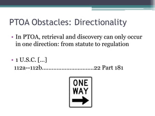 PTOA Obstacles: Granularity (cont’d)So each PTOA row must be analyzed & divided into multiple rows at accurate level of granularity