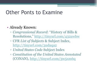 Similar ProjectsLegislation.gov.uk (Legislative Information Retrieval): Table of Legislative Effects, CEN MetaLex (legislative status)AGILE (Public Administration System): CEN MetaLex & OWL, http://ceur-ws.org/Vol-582/paper4.pdf