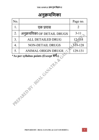 Dravyaguna all Drugs in new NCISM syllabus | PDF