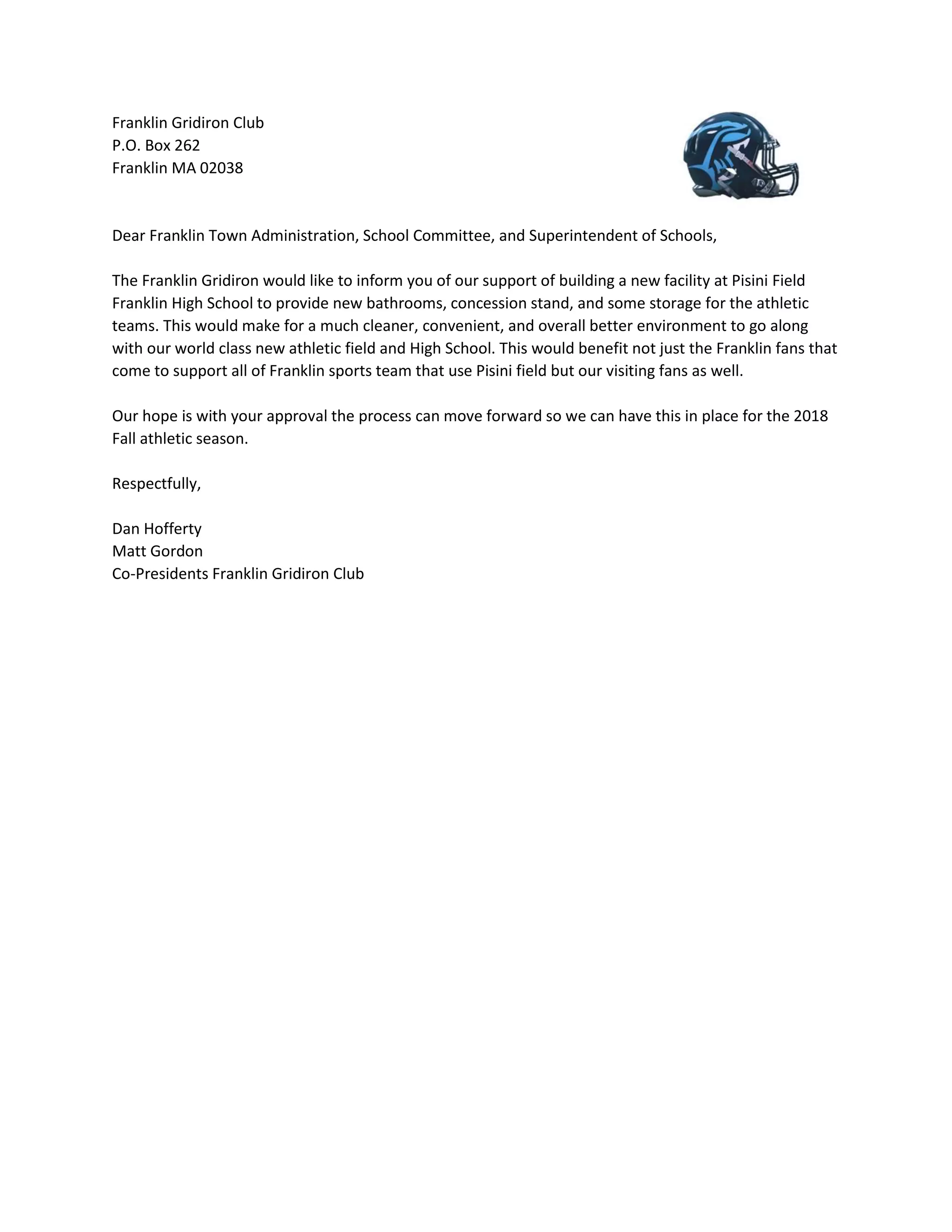 Concession Stand Proposal PDF