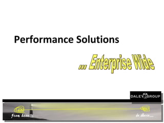 Performance Solutions ... Enterprise Wide 