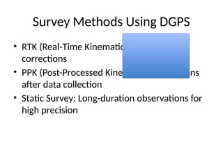 Dgps Rtkplot DGPS_Survey_Presentation_with_Images.pptx