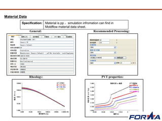 Moldflow Report.pdf Moldflow analysis for plastic injection mold parts | PDF