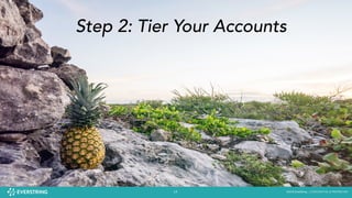 ©2016 EverString :: CONFIDENTIAL & PROPRIETARY14
Step 2: Tier Your Accounts
 