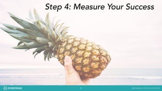 ©2016 EverString :: CONFIDENTIAL & PROPRIETARY34
Step 4: Measure Your Success
 