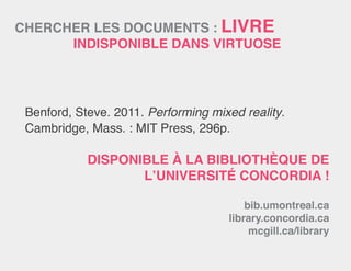 Formation DGR5219 aut 2013