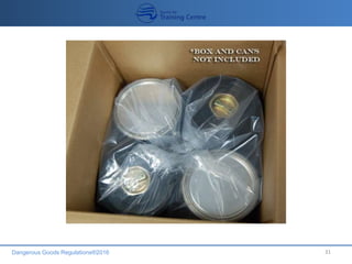 Dangerous Goods Regulations®2016 31
A
 