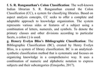Comprehensive Overview of Library Management and Classification Systems ...