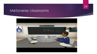 Metaverse classrooms
24
 