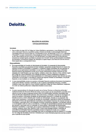 228 apresentaçãoCONTAS CONSOLIDADAS2011
 