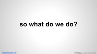 dan@danjrussell.com 
so what do we do? 
 
