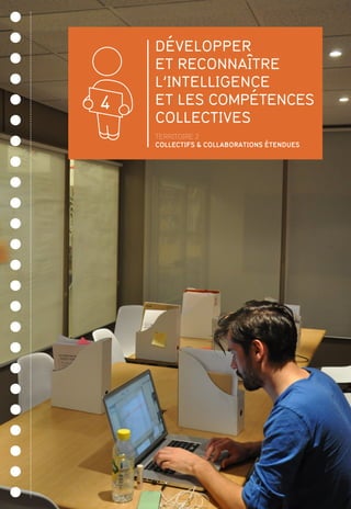 DÉVELOPPER
ET RECONNAÎTRE
L’INTELLIGENCE
ET LES COMPÉTENCES
COLLECTIVES
TERRITOIRE 2
COLLECTIFS  COLLABORATIONS ÉTENDUES
4
 